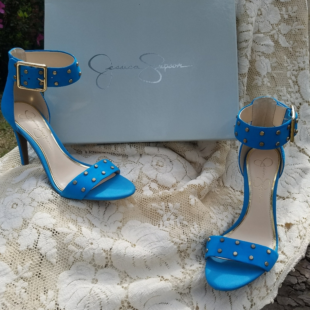 Jessica Simpson  strappy heels